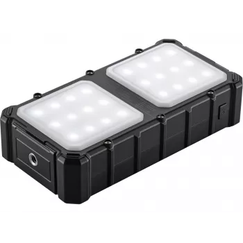 Sandberg Solar Powerbank CampLED 20000, 20000 mAh, Programmeeritav Toiteallikas (PPS), 3.7 V, 15 W, Must