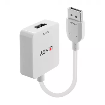 Lindy HDMI 18G to DisplayPort 1.2 Converter, 0.095 m, HDMI Type A (Standard), DisplayPort, Female, Male, sirge