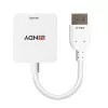 Lindy HDMI 18G to DisplayPort 1.2 Converter, 0.095 m, HDMI Type A (Standard), DisplayPort, Female, Male, sirge