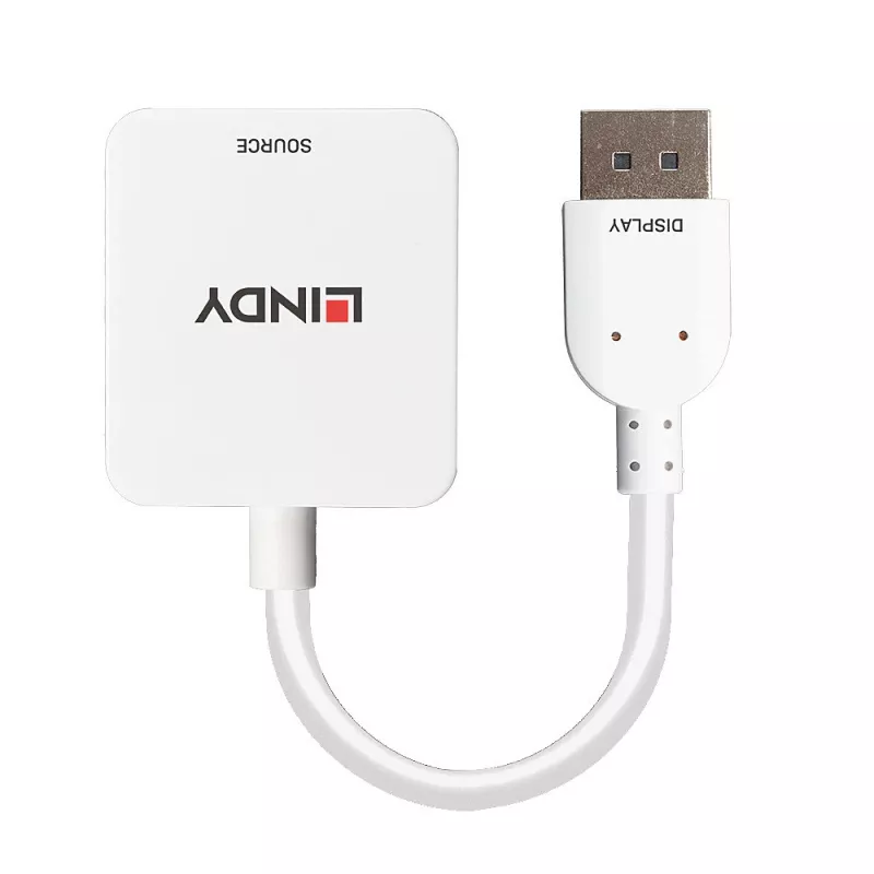 Lindy HDMI 18G to DisplayPort 1.2 Converter, 0.095 m, HDMI Type A (Standard), DisplayPort, Female, Male, sirge