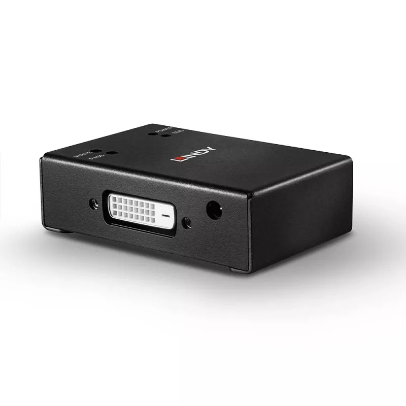 Lindy HDMI / VGA / DVI EDID salvesti, 3840 x 2160 pikslit, 1920 x 1080,2560 x 1600,3840 x 2160, 18 Gbit/s, must, metall, HDMI