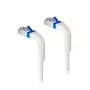 Lanview võrgukaabel LV-6AFTP-FLEX-ANG-01W-S — nurga all RJ45, kategooria 6A, varjestatud F/FTP, painduv valge
