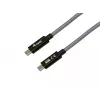 USB-C–USB-C kaabel EQUIP 1,0 m — USB 3.2 Gen 2x2, 20 Gbps, PD 240W, 4K/60Hz, must