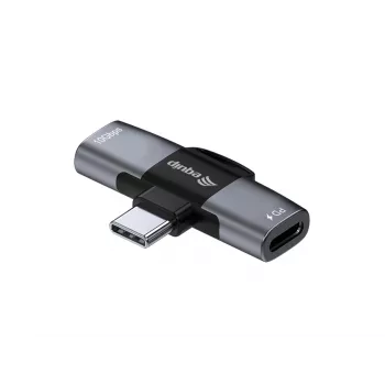 Adapter USB-C OTG 2-in-1 EQUIP 133479 — 100W PD, 10Gbps, 1x USB-C kuni 2x USB-C, hall