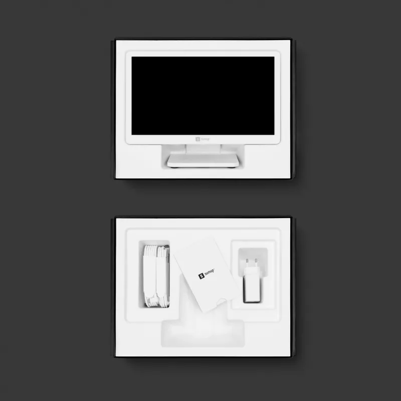 SumUp POS Lite & Solo 33 cm (13 tolli) 1920 x 1080 pikslit puuteekraan valge