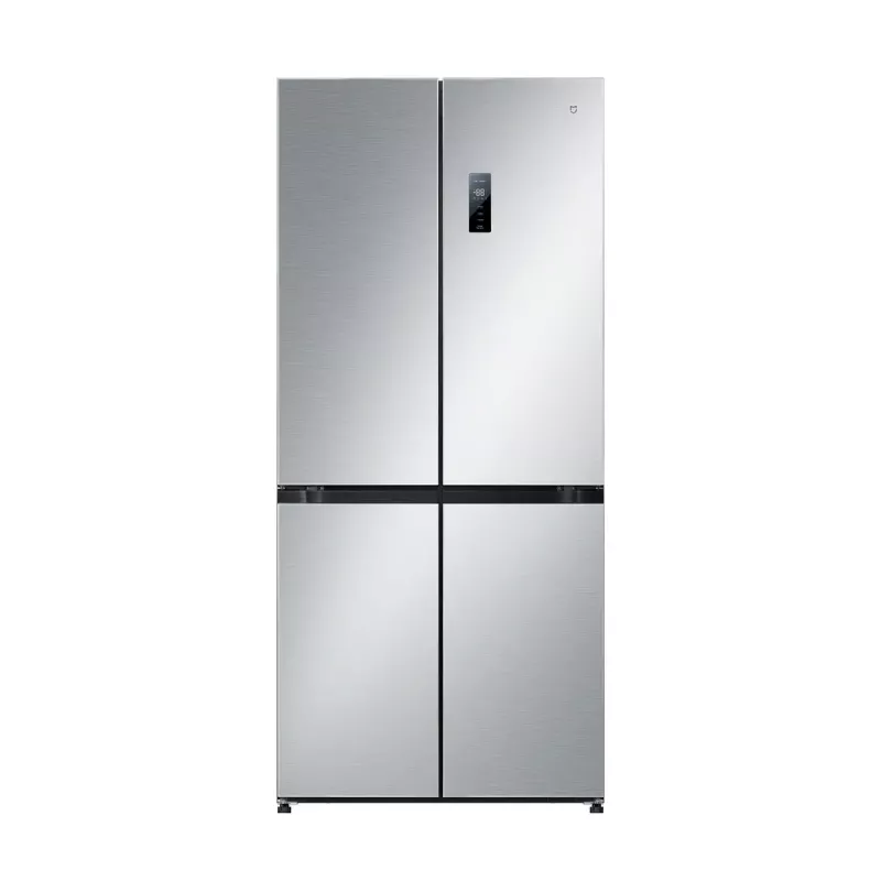 Eraldiseisev külmik-sügavkülmik Xiaomi Mijia Cross Door 502L — Kogumaht 502 L (külmik 326 L / sügavkülmik 176 L), No Frost, energiaklass E, kõrgus 191,2 cm, 37 dB, harjatud hõbe