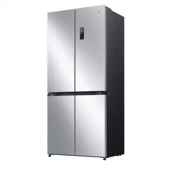 Eraldiseisev külmik-sügavkülmik Xiaomi Mijia Cross Door 502L — Kogumaht 502 L (külmik 326 L / sügavkülmik 176 L), No Frost, energiaklass E, kõrgus 191,2 cm, 37 dB, harjatud hõbe