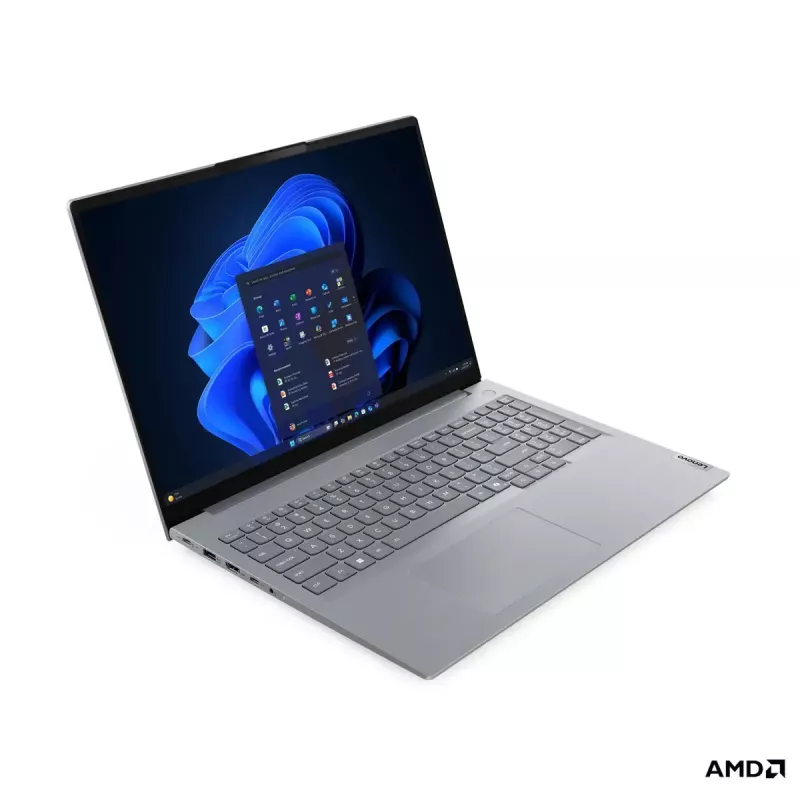Lenovo ThinkBook 16 G9 AHP sülearvuti — AMD Ryzen 5 (kuni 4,9 GHz), Radeon 740M, 16 tolli IPS 1920×1200, 16 GB muutmälu, 512 GB NVMe, Wi‑Fi 7, Gigabit Ethernet
