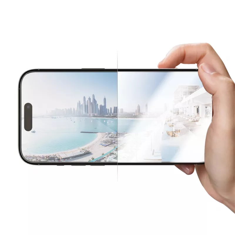 PanzerGlass ® peegeldust vähendav ekraanikaitse iPhone 14 Pro | Ultra-Wide Fit koos EasyAligneriga