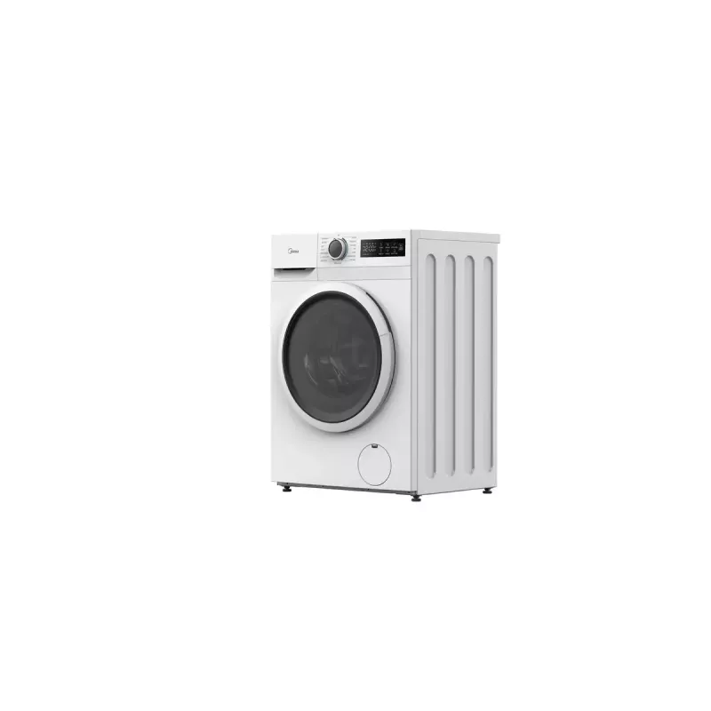 Eestlaetav pesumasin Midea MF110W80BA10/W-HR — 8 kg, 1400 p/min, A energia, LED-ekraan, aur, 60×48 cm