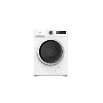 Eestlaetav pesumasin Midea MF110W80BA10/W-HR — 8 kg, 1400 p/min, A energia, LED-ekraan, aur, 60×48 cm