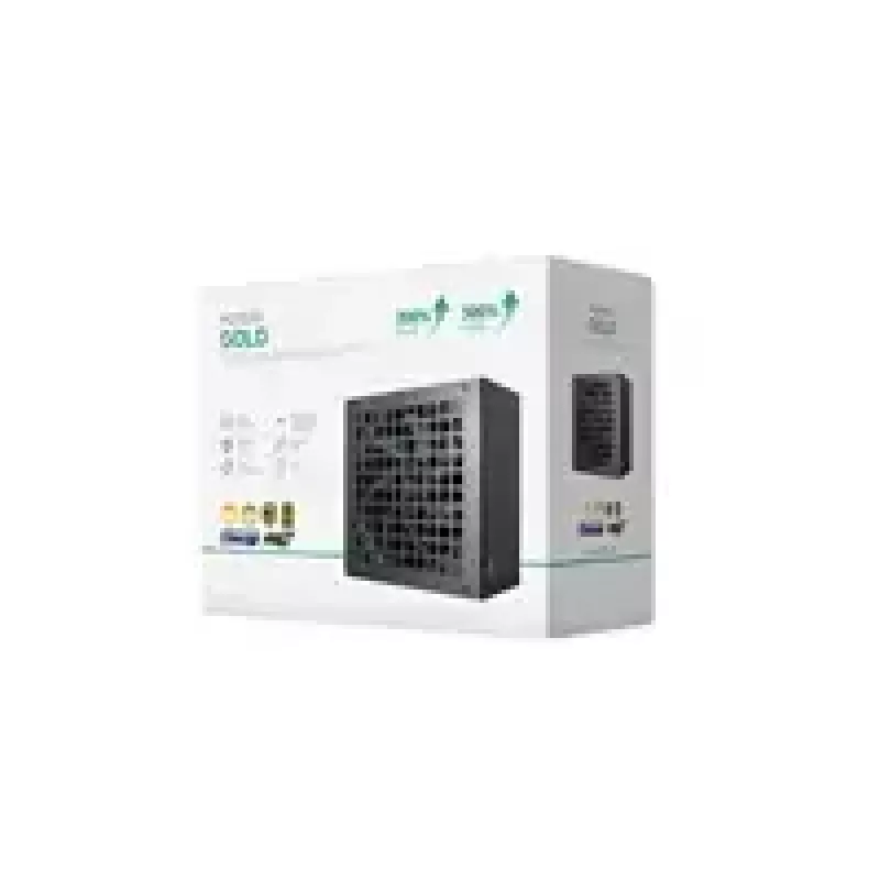 Toiteplokk DeepCool GAMERSTORM PQ750G 750W, 120mm ventilaator, täismodulaarne, 80+ Gold, ATX 3.1, must