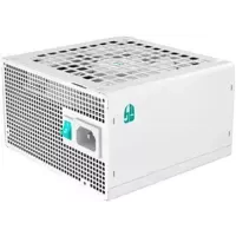 Toiteplokk DeepCool GAMERSTORM PQ850G WH 850W, 120mm ventilaator, täismodulaarne, 80+ Gold, ATX 3.1, valge