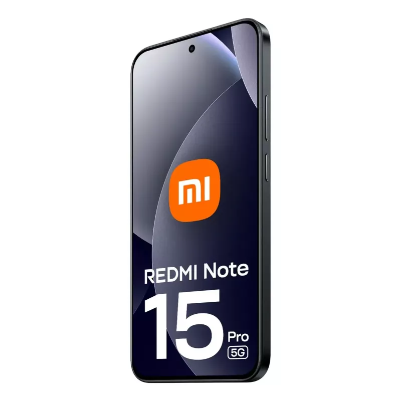 Nutitelefon Xiaomi Redmi Note 15 Pro 5G — 6,83 tolli (17,4 cm), 8 GB muutmälu, 256 GB, 200 MP, 6580 mAh, must