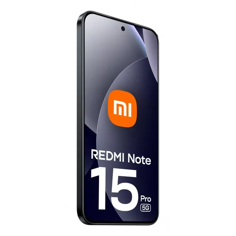 Nutitelefon Xiaomi Redmi Note 15 Pro 5G — 6,83 tolli (17,4 cm), 8 GB muutmälu, 256 GB, 200 MP, 6580 mAh, must