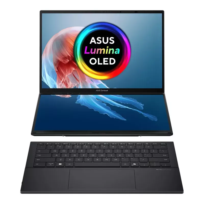 Sülearvuti ASUS Zenbook Duo UX8406CA-QL287W 14-tolline OLED Touch FHD 1920x1200 Intel Core Ultra 7 255H 16GB LPDDR5X 1TB SSD Intel Arc Windows 11 Home