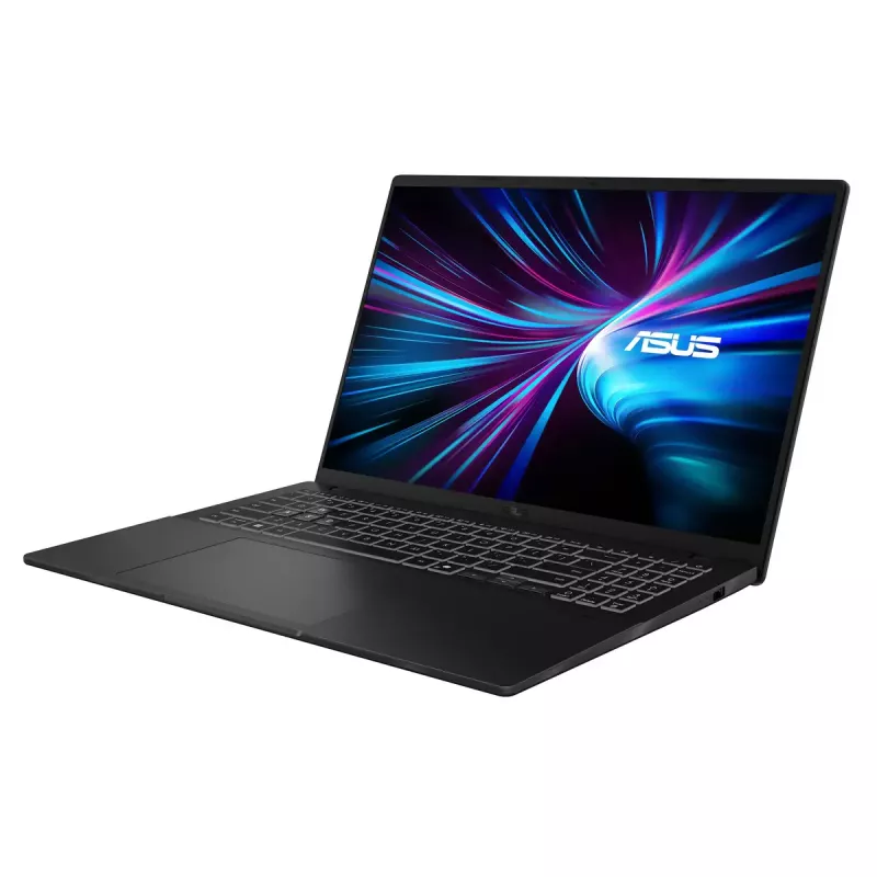 Sülearvuti ASUS V3607VP-RP020W V16 — 16 tolli WUXGA (1920×1200) Pimendusvastane, Intel Core 7 10-tuumaline 2.5/5.2GHz, 16GB DDR5, NVMe PCIe4 SSD + 1TB H-HDD, RTX 5070 8GB GDDR7, WIN11 Home