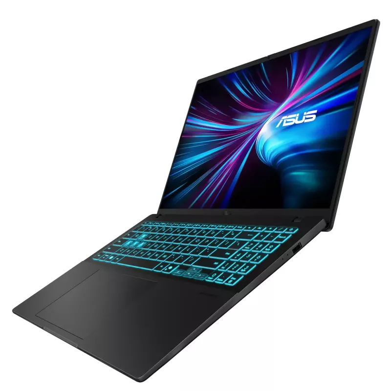 Sülearvuti ASUS V3607VP-RP020W V16 — 16 tolli WUXGA (1920×1200) Pimendusvastane, Intel Core 7 10-tuumaline 2.5/5.2GHz, 16GB DDR5, NVMe PCIe4 SSD + 1TB H-HDD, RTX 5070 8GB GDDR7, WIN11 Home