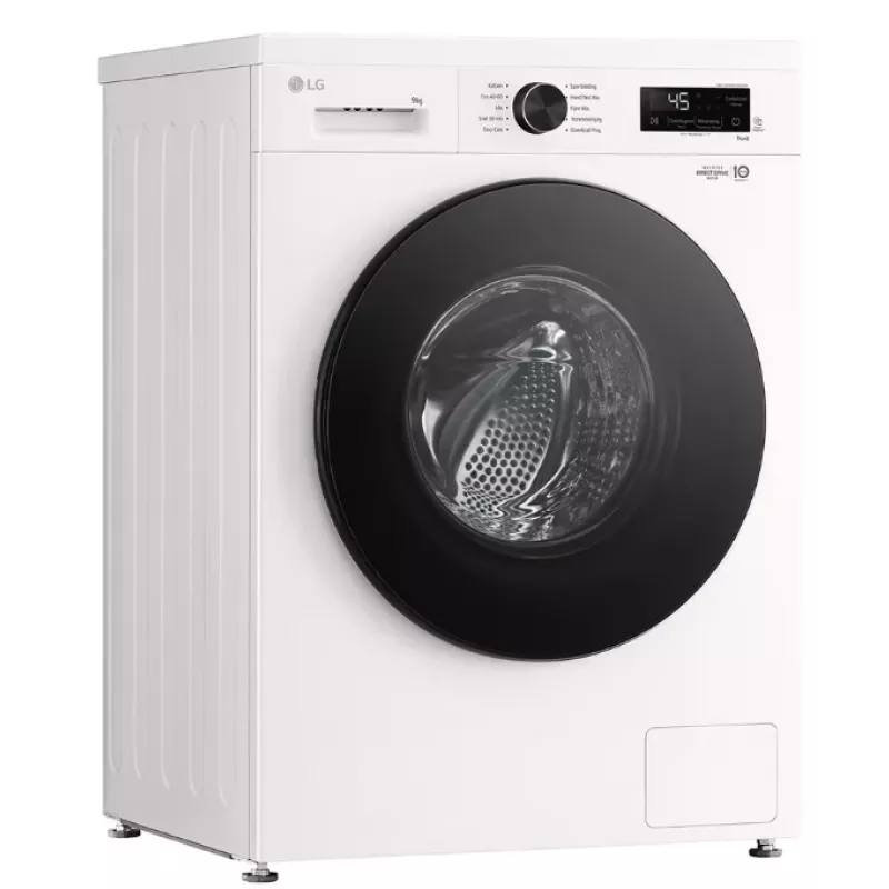 Eestlaetav pesumasin LG F4X1009NWB — 9 kg, 1310 p/min, A-klass, valge