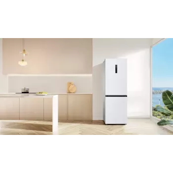 Külmik TCL RP340BWD1 — eraldiseisev kombikülmik, No Frost, 223 L külmik / 117 L sügavkülmik, 185 cm, energiaklass D, ekraan, 35 dB, valge