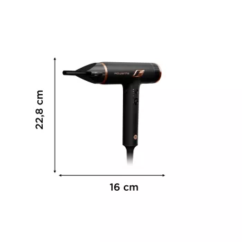 Föön ROWENTA HY8310, 1700 W, iooniline, 3 kuumusastet, 3 kiirust, külmaõhu funktsioon — Must