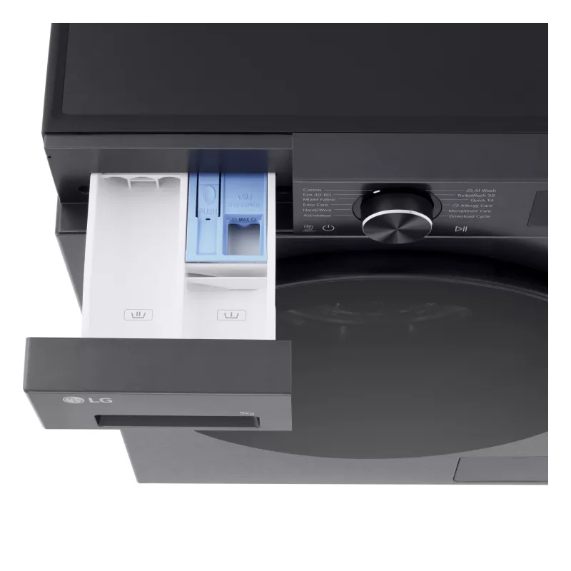 LG F2X50S9TBB pesumasin eestlaetav 9 kg 1170 p/min Must
