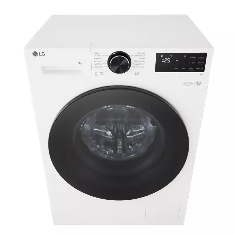 Pesumasin LG F2X50S9TWB, eestlaetav, 9 kg, 1170 p/min, A-energia, 600×535×850 mm, valge