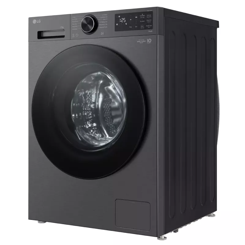 LG F4X5011TBB, A, eestlaetav, pesuvõimsus 11 kg, sügavus 56,5 cm, 1400 p/min, must pesumasin eestlaetav 1351 p/min