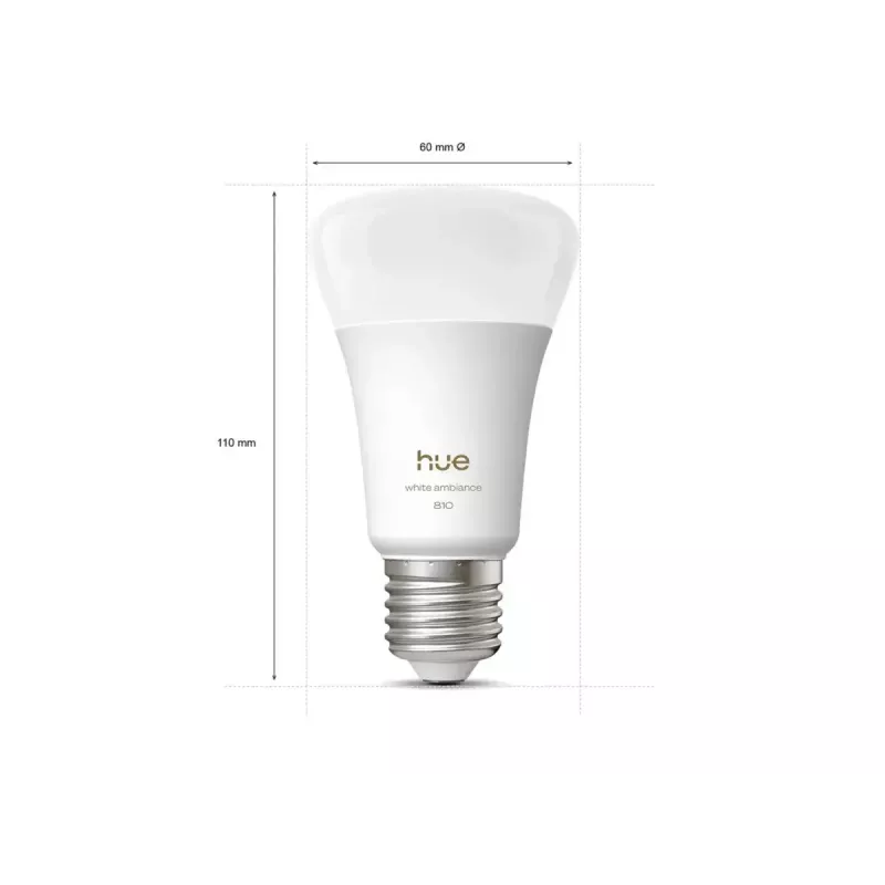 Philips Hue WA 810 A60 3P EU | E27 | 6 W | Soojast jaheda valge valguseni | Bluetooth, Zigbee