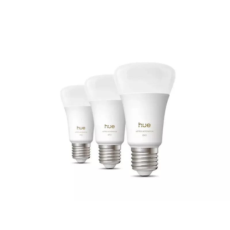 Philips Hue WA 810 A60 3P EU | E27 | 6 W | Soojast jaheda valge valguseni | Bluetooth, Zigbee