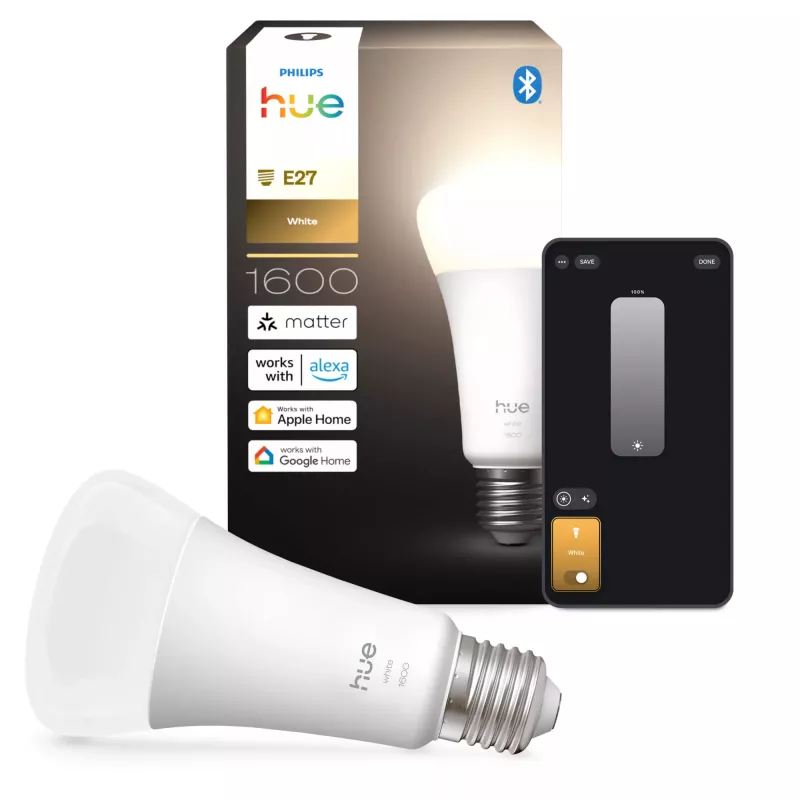Nutipirn Philips Hue Valge A60 E27 1600 luumenit Bluetooth Zigbee