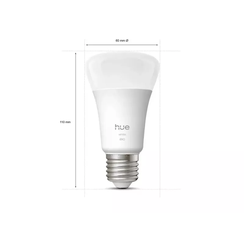 Philips Hue W 810 A60 2P EU | E27 | 7 W | Soe valge kuni jahe valge valgus | Bluetooth, Zigbee