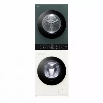 Pesumasin-kuivati LG WT1210EGF eraldiseisev eestlaetav, 22 kg, 1400 p/min, roheline/valge