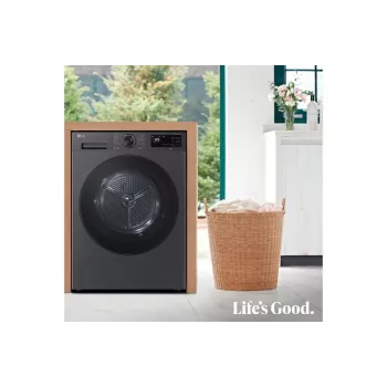 LG RHX5009TBB trummelkuivati Vabaltseisev Eestlaetav 9 kg Grafiit