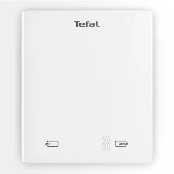 Elektrooniline köögikaal Tefal Essential BC5504V0 — 5 kg kandevõime, 1 g täpsus, LCD-ekraan, valge