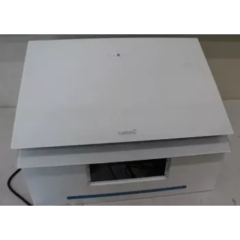 Seinale kinnitatav õhupuhasti CATA THALASSA PRO 60 GWH, 60 cm, max 842 m³/h, LED, elektroonilised juhtnupud, valge klaas