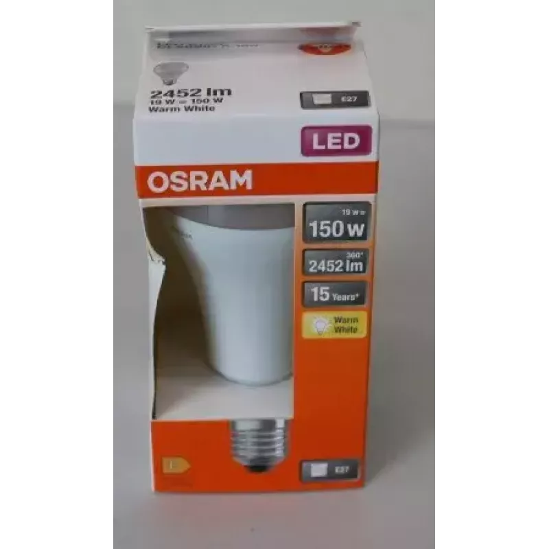 LEDvance Parathom Classic LED E27 19W 827 (soe valge) mittelhimutatav — kahjustatud pakend