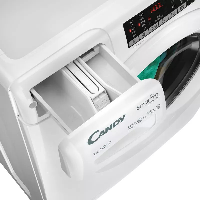 Candy Smart Pro Inverter CO4 274TWM6/1-S pesumasin eesttäitmine 7 kg 1200 p/min valge