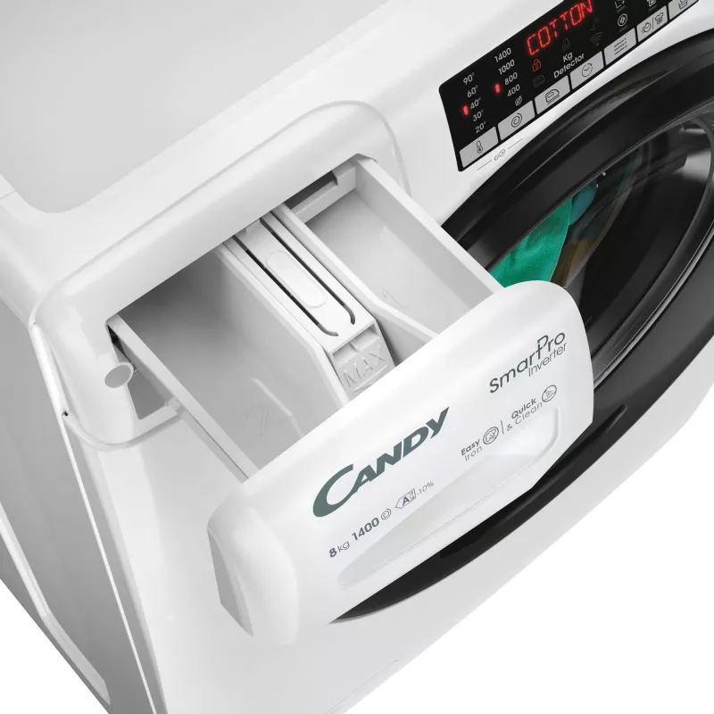 Candy Smart Pro Inverter CSO486TWMB6/1-S pesumasin eestlaetav 8 kg 1400 RPM valge
