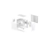 PC korpus DeepCool CG330 3F Valge — Mid-tower ATX korpus, valge