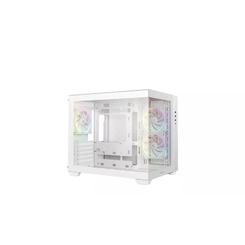 PC korpus DeepCool CG330 3F Valge — Mid-tower ATX korpus, valge