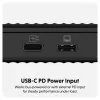 SSD-korpus Hyper HD2500GL M.2 PCIe SSD-le (USB4 Gen4, USB-C) Must