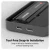 SSD-korpus Hyper HD2500GL M.2 PCIe SSD-le (USB4 Gen4, USB-C) Must