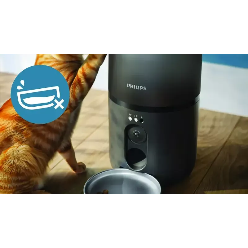 Automaatne lemmikloomasöötur Philips 5000 seeria PAW5320/02 kaameraga, 4,5 L toidu- ja veemahutavus, plastkorpus, siseruumides kasutamiseks