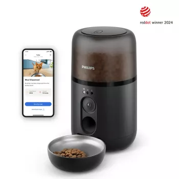 Automaatne lemmikloomasöötur Philips 5000 seeria PAW5320/02 kaameraga, 4,5 L toidu- ja veemahutavus, plastkorpus, siseruumides kasutamiseks