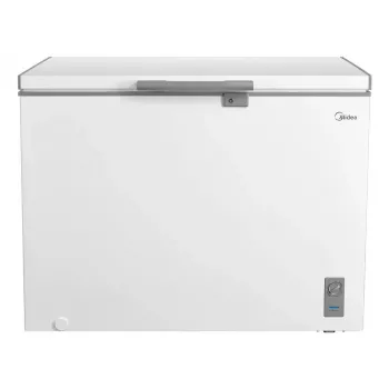 Sügavkülmik Midea MDRC411FZE01 — eraldiseisev, 293 L mahutavus, E energiaklass, 14 kg/24h külmutusvõimsus, valge