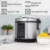Multikeetja Tristar RK-6132 — 1,5 L, 500 W, 7 automaatprogrammi, LCD, roostevaba teras/must