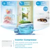 Chest freezer Midea MDRC564FZE01 — freestanding, 418 L net capacity, Valge