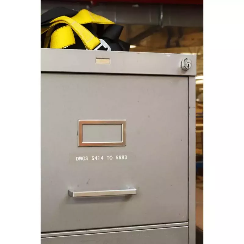 Isekleepuv printerisilt Brady M21-750-430-WT-CL, läbipaistev polüester, 1,91 cm×6,4 m