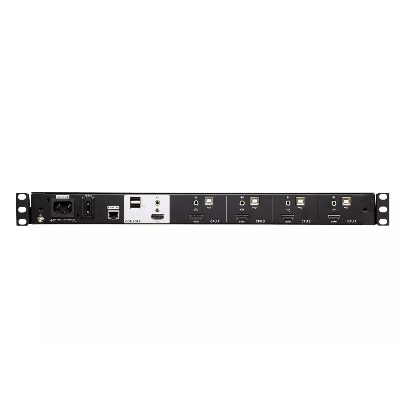 ATEN CL3884NW-ATA-ITG raamkonsool 47 cm (18,5 tolli) Must